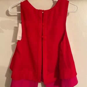 Red Dressy Crop Top